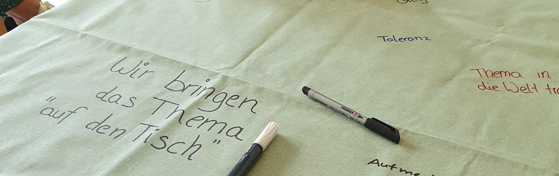 Wir bringen das Thema auf den Tisch